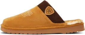 ARIAT Men's 2842 Silversmith Outdoor Indoor Western Suede Foam Cushioned Square Toe Slipper