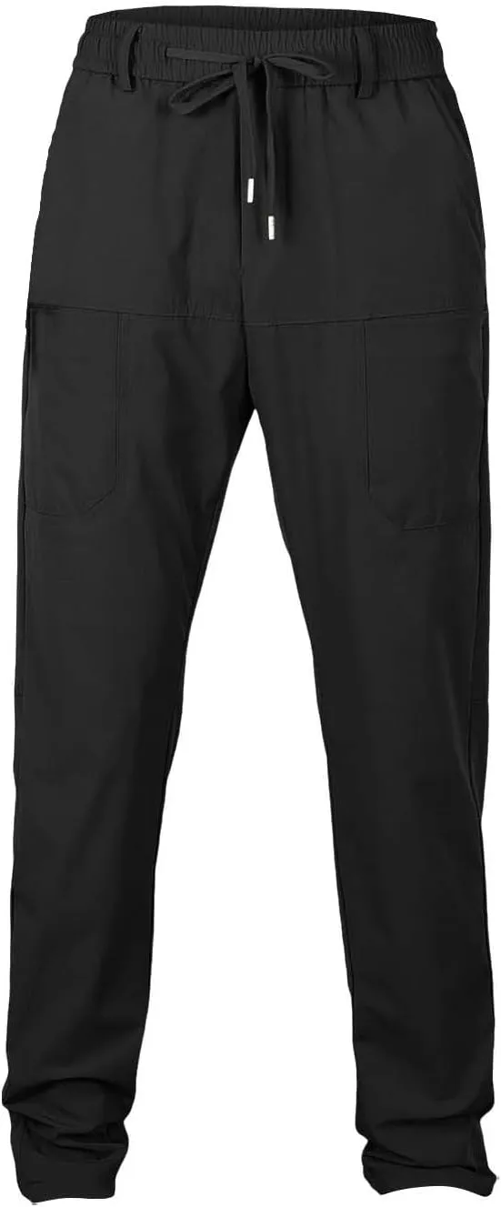 Cargo Pants for Men Athletic Multipants - High Lounge Sweatpants Stretch Multi-Pocket Durable Loose Fit Trousers