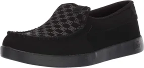DC mens Villain Casual Slip on Skate Shoe, Black, 9 US
