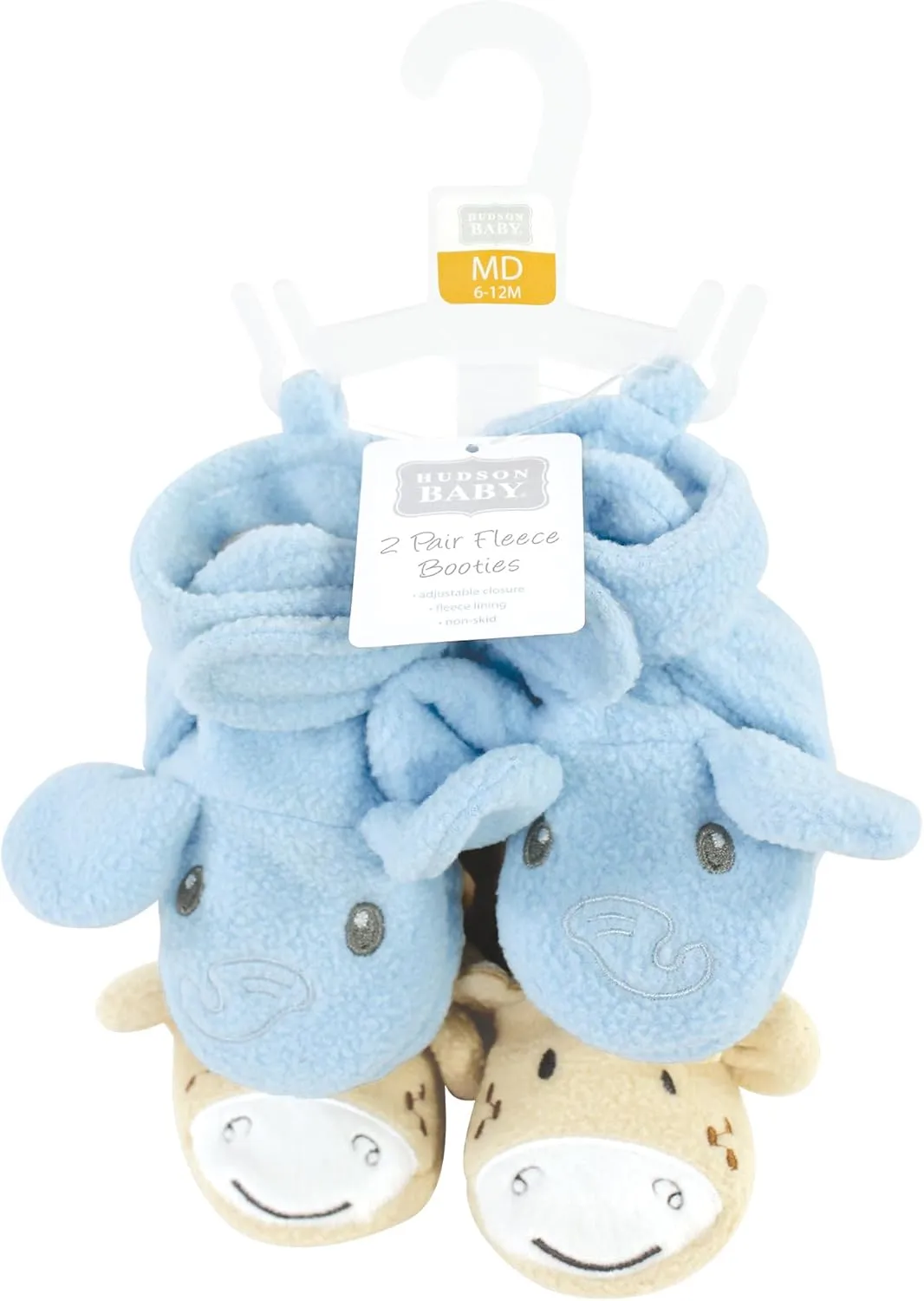 Hudson Baby Unisex-Child Cozy Fleece Booties Winter Accessory Set