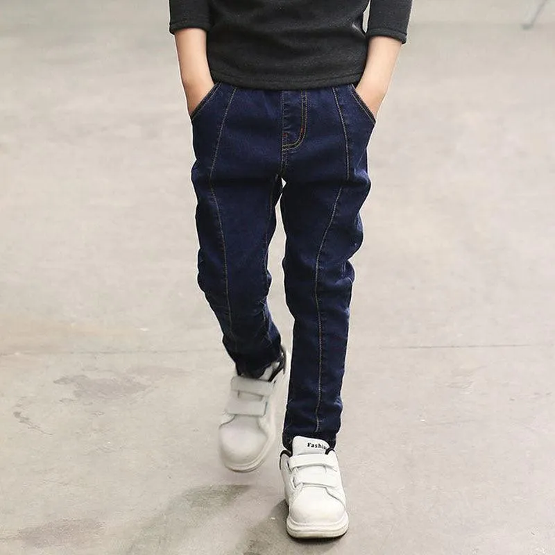 Kid's Comfortable Stretch Denim Trousers