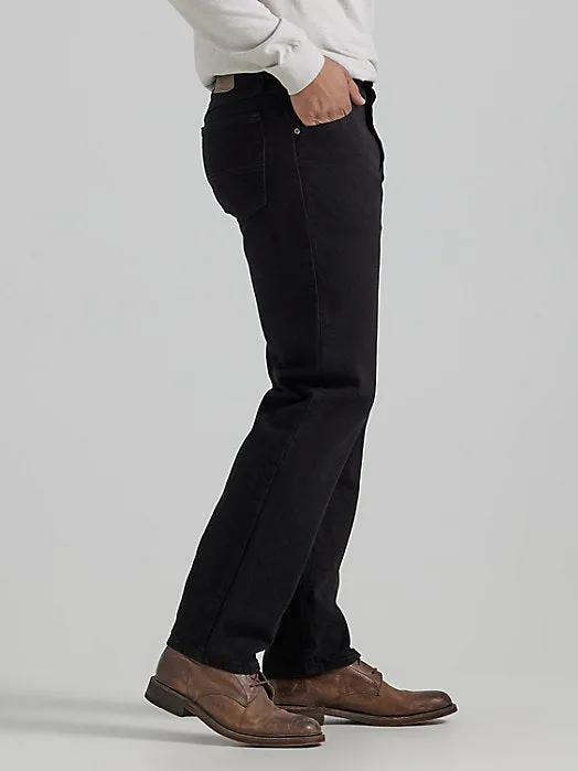 MEN'S WRANGLER AUTHENTICS® RELAXED FIT COTTON JEAN IN BLACK_28X30