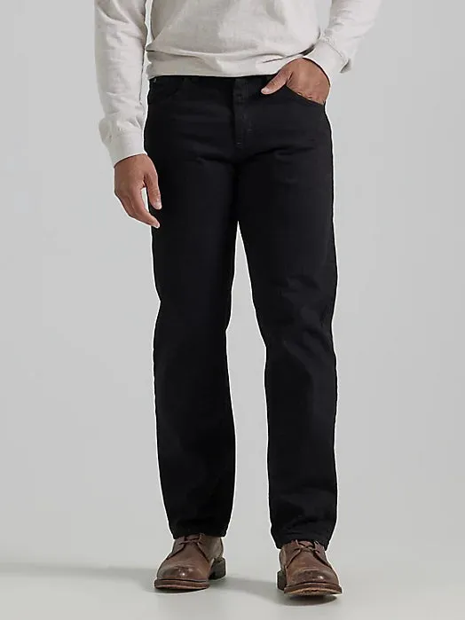 MEN'S WRANGLER AUTHENTICS® RELAXED FIT COTTON JEAN IN BLACK_28X30