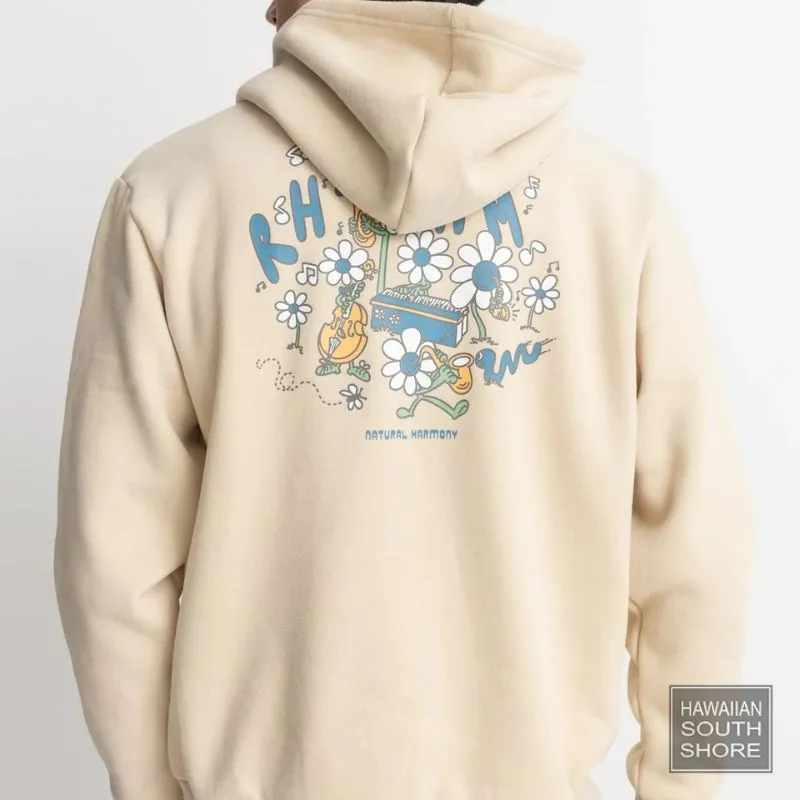 RHYTHM Hood Fleece Natural Harmony (XSmall-Large) Sand