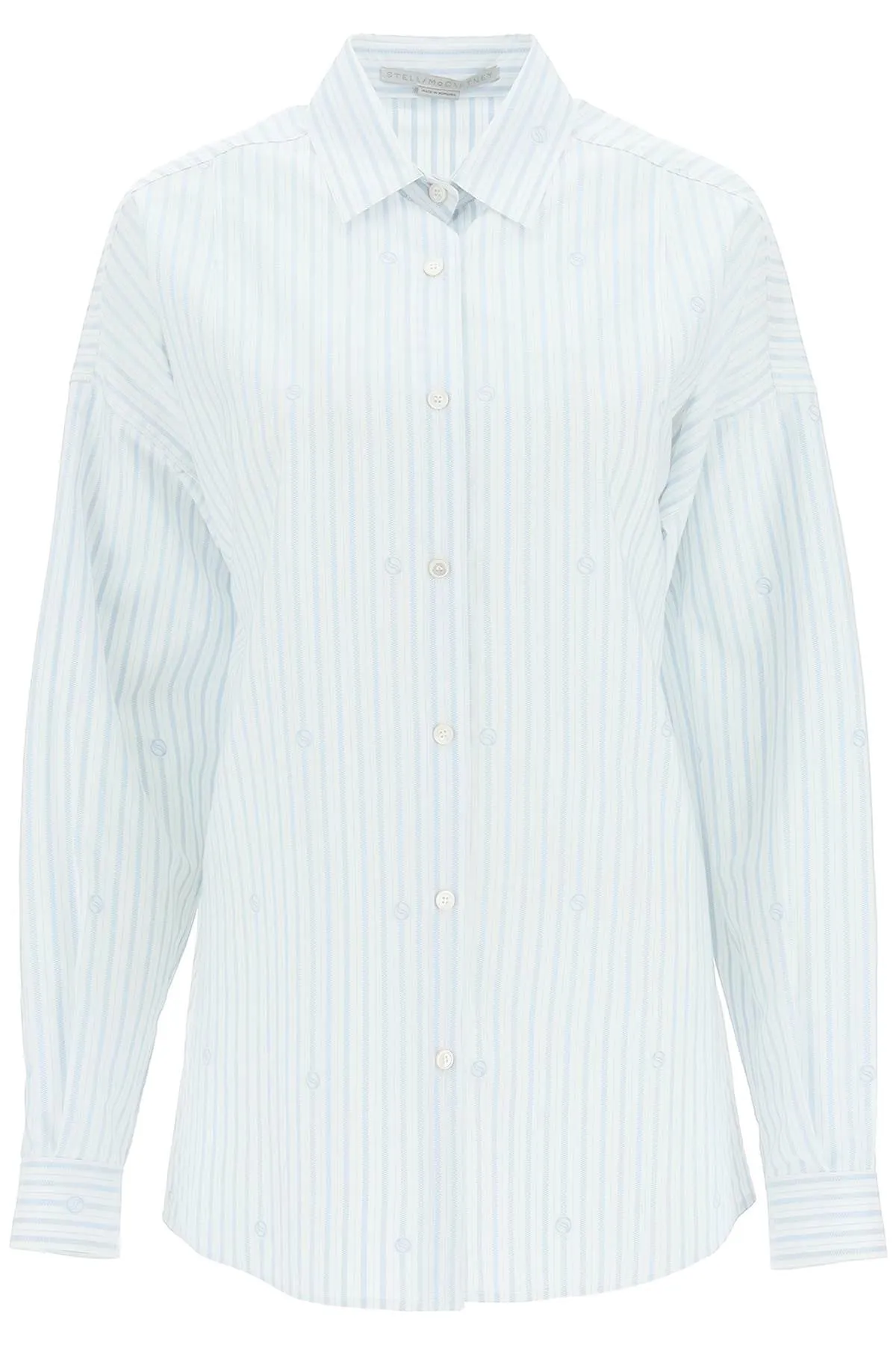Stella mccartney s-wave oversized cotton shirt